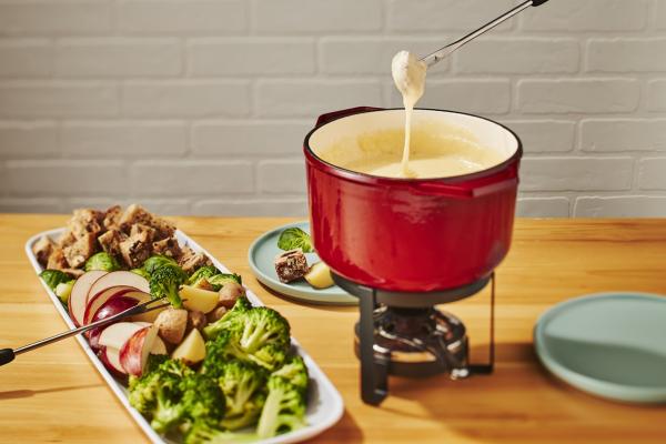 Fondue au fromage préférée des enfants