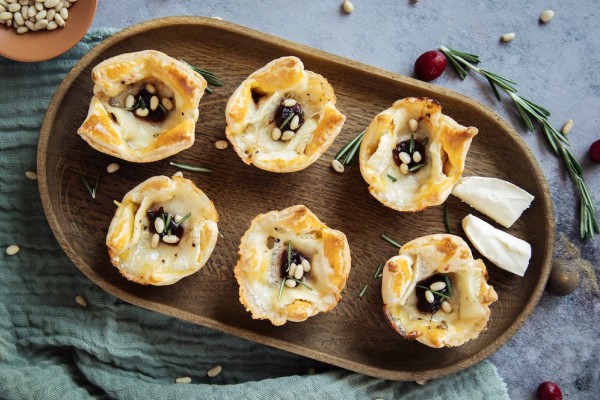 Tartelettes de Brie au four