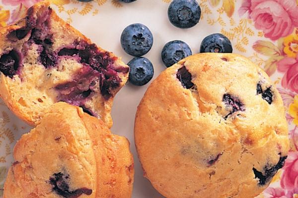 blueberry muffins a la suisse