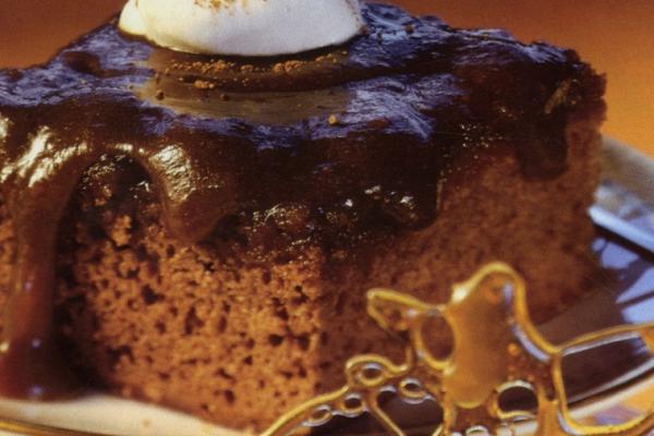 caramel topped brownie pudding