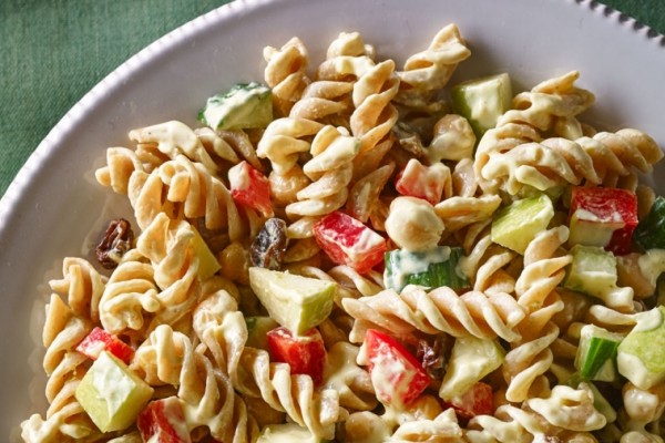 curry chickpea pasta salad curry chickpea pasta salad