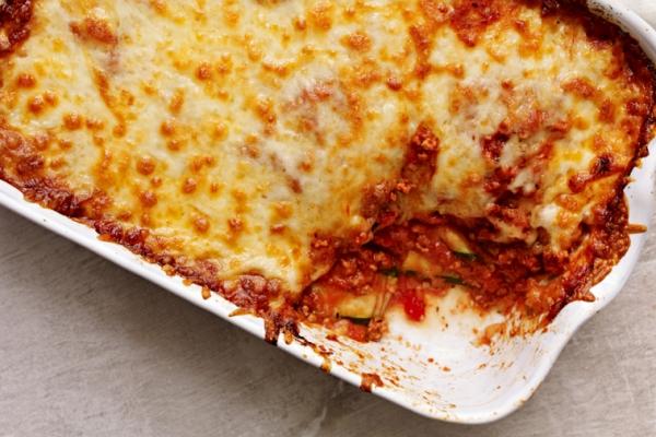 four cheese zucchini lasagna