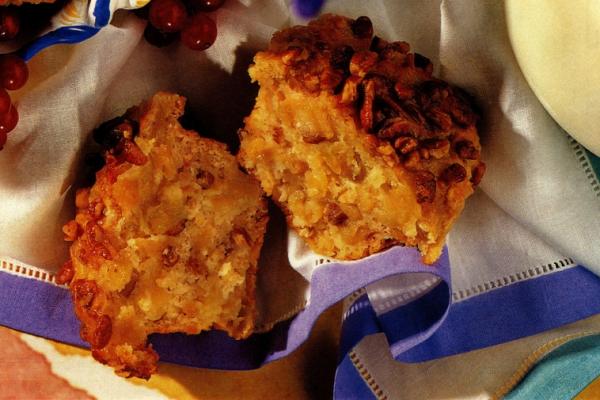 muffins a l avoine au miel aux noix et aux pommes