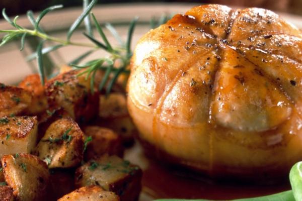 maple chicken tournedos with poppy seeds