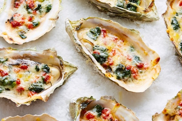 oysters au gratin