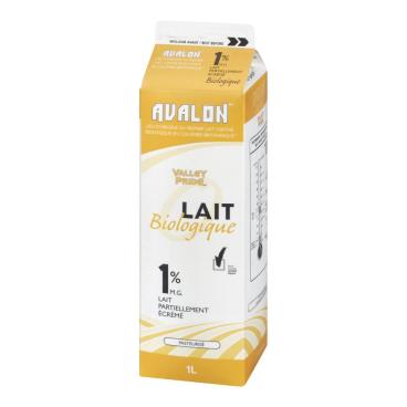 Valley Pride Lait partiellement écrémé biologique 1% M.G. 1L