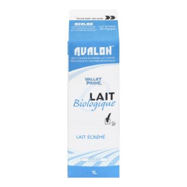Valley Pride Lait écrémé biologique 0% M.G. 1L