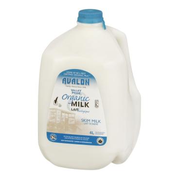 Valley Pride Organic Skim Milk 0% M.F. 4L