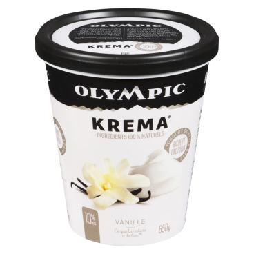 Olympic Krema Yogourt de type balkan vanille 9% M.G. 650g