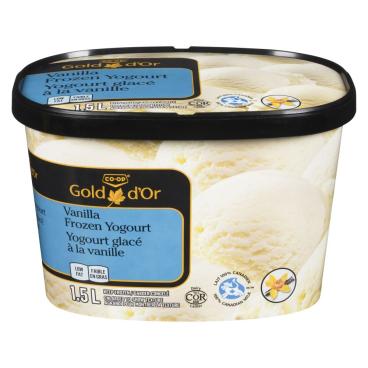 CO-OP Gold Vanilla Frozen Yogurt 1.5L