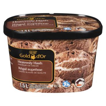 CO-OP Gold Heavenly Hash Ice Cream 1.5L