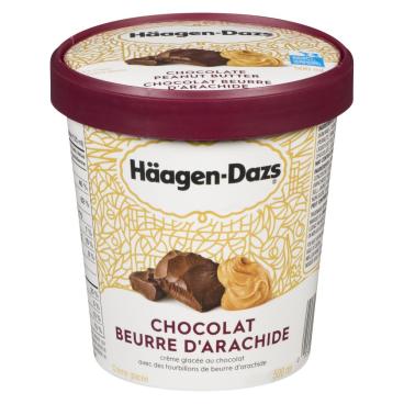 Häagen-Dazs Crème glacée chocolat et beurre d'arachide 500ml