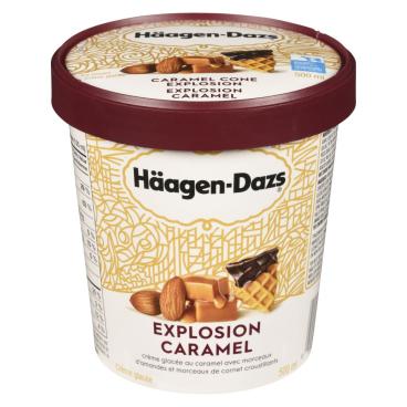 Häagen-Dazs Crème glacée explosion caramel 500ml