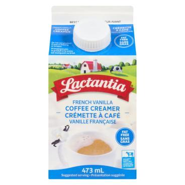 Lactantia Fat Free French Vanilla Coffee Creamer 473ml