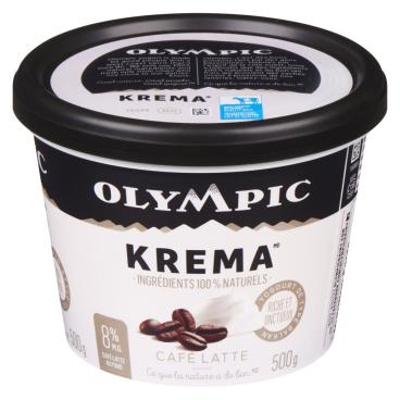 Olympic Krema Yogourt de type balkan café latte 8% M.G. 500g