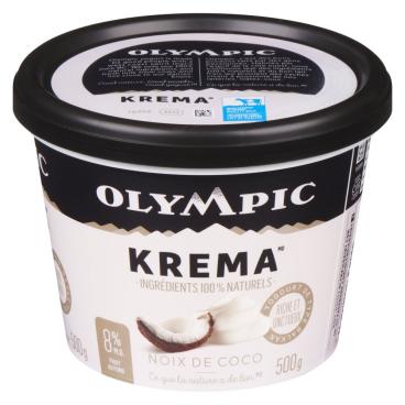 Olympic Krema Yogourt de type balkan noix de coco 8% M.G. 500g