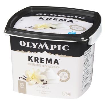 Olympic Krema Yogourt de type balkan vanille 9% M.G. 1.75kg