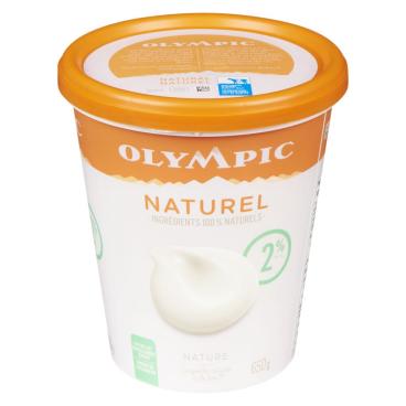 Olympic Yogourt naturel nature 2% M.G. 650g