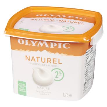 Olympic Yogourt naturel nature 2% M.G. 1.75kg