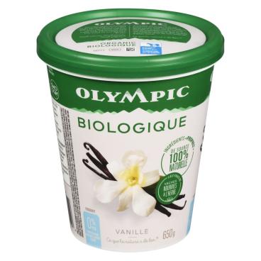 Olympic Yogourt biologique de type balkan vanille 0% M.G. 650g