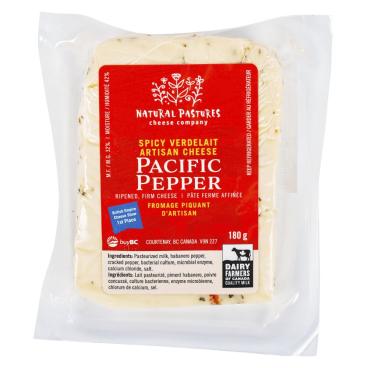 Natural Pastures Cheese Company Pacific Pepper Verdelait RW / PV