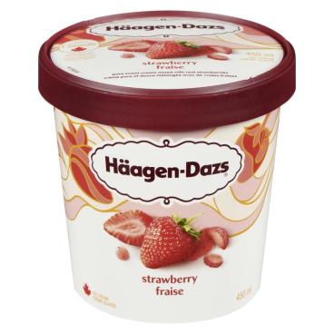 Häagen-Dazs Strawberry Ice Cream 450ml