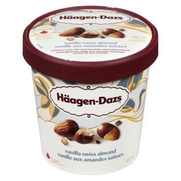 Häagen-Dazs Vanilla Swiss Almond Ice Cream 450ml