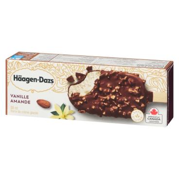Häagen-Dazs Barre de crème glacée vanille amande 88ml