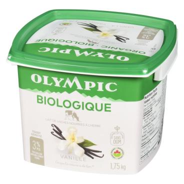 Olympic Yogourt biologique de type balkan vanille 3% M.G. 1.75kg