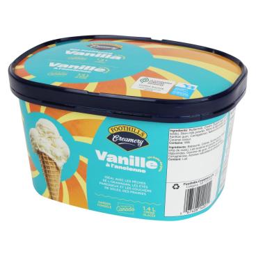 Foothills Creamery Crème glacée à l'ancienne vanille 1.4L