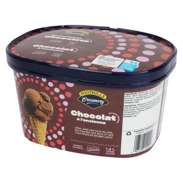 Foothills Creamery Crème glacée à l'ancienne chocolat 1.4L