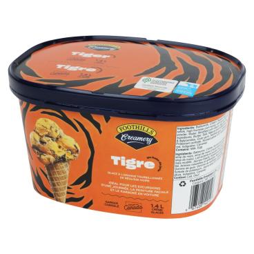 Foothills Creamery Crème glacée tigre 1.4L