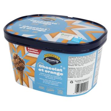 Foothills Creamery Crème glacée chocolat et orange 1.4L