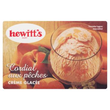Hewitt's Dairy Crème glacée pêche 2L