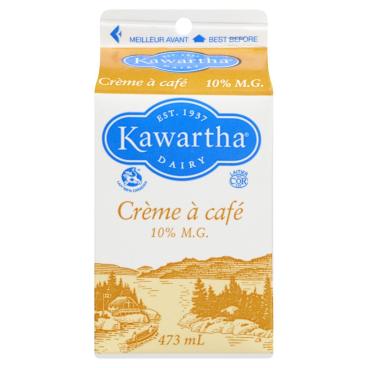 Kawartha Dairy Crème à café 10% M.G. 473ml