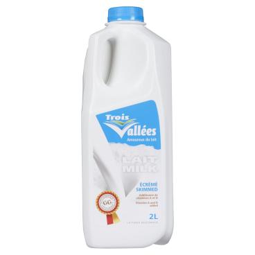 Laiterie des Trois Vallées Inc Skim Milk 0% M.F. 2L