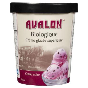 Avalon Crème glacée biologique cerise noire 946ml