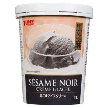 Hime Crème glacée sésame noir 1L