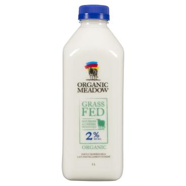Organic Meadow Grass Fed Organic Partly Skimmed Milk 2% M.F. 1L