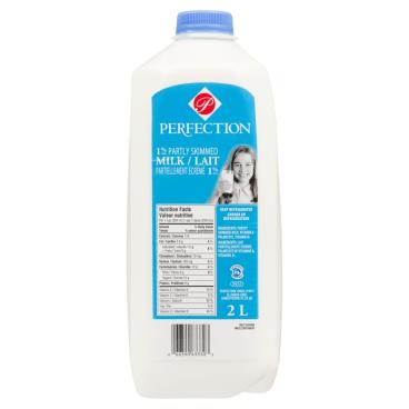 Perfection Partly Skimmed Milk 1% M.F. 2L