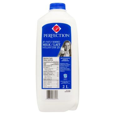 Perfection Partly Skimmed Milk 2% M.F. 2L