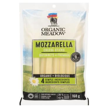 Organic Meadow Organic Mozzarella Sticks 168g
