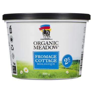 Organic Meadow Fromage cottage biologique 2% M.G. 500g