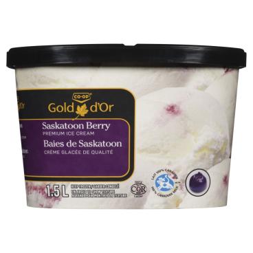 CO-OP Gold Saskatoon Berry Ice Cream 1.5L