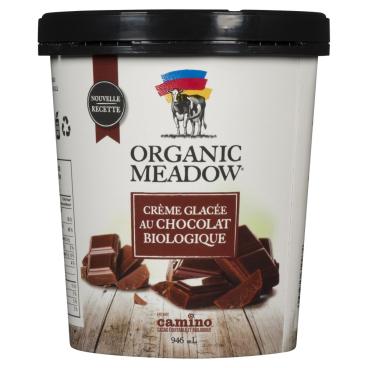 Organic Meadow Crème glacée biologique chocolat 946ml