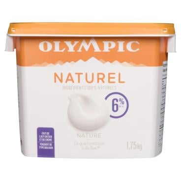 Olympic Yogourt naturel nature 6% M.G. 1.75kg