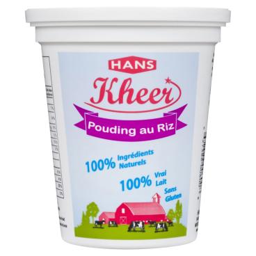 Hans Dairy Kheer / Pouding au riz 725g