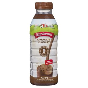 Lactantia Partly Skimmed Chocolate Milk 1% M.F. 473ml