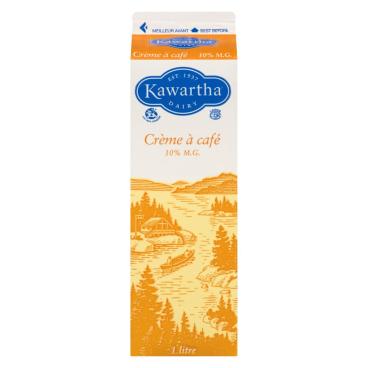 Kawartha Dairy Crème à café 10% M.G. 1L