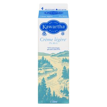 Kawartha Dairy Crème légère 5% M.G. 1L